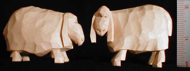 sheep wood carvings
