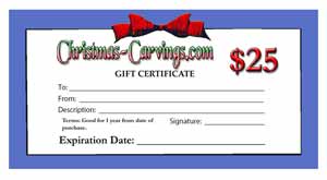 gift certificate