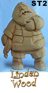 carving of santa