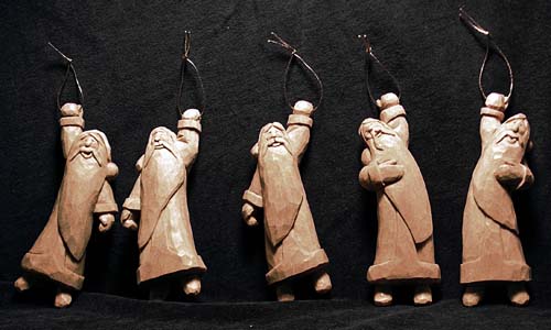 santa ornaments